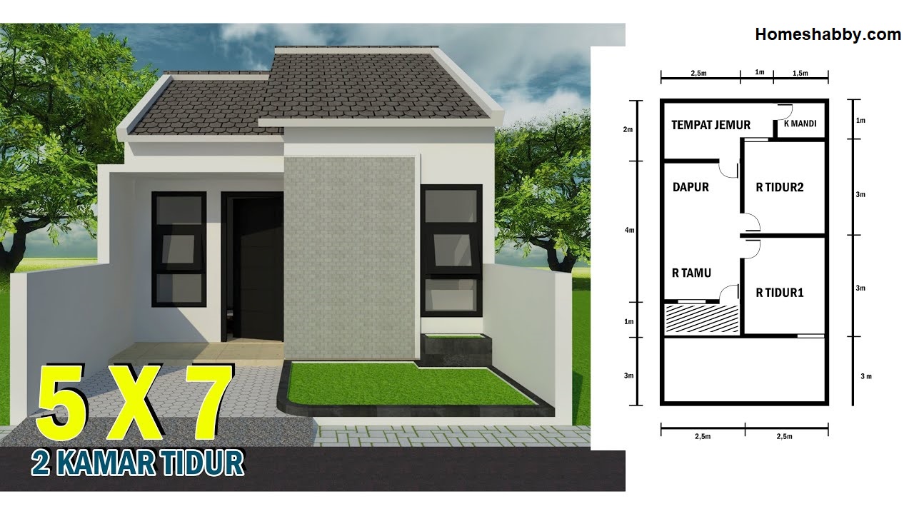 Detail Denah Rumah 5 6 Nomer 25