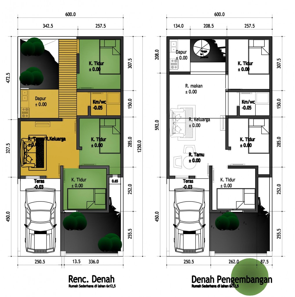 Detail Denah Rumah 5 6 Nomer 32