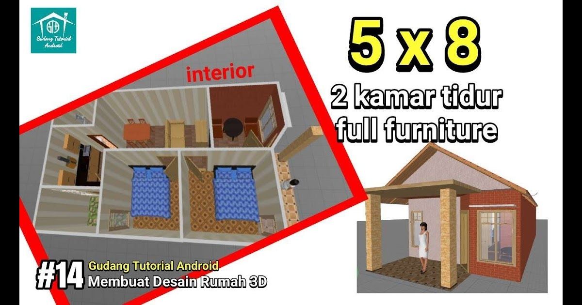 Detail Denah Rumah 5 6 Nomer 38