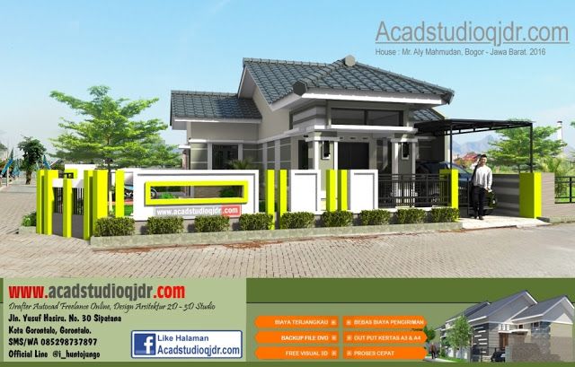 Detail Denah Rumah Asri Nomer 31