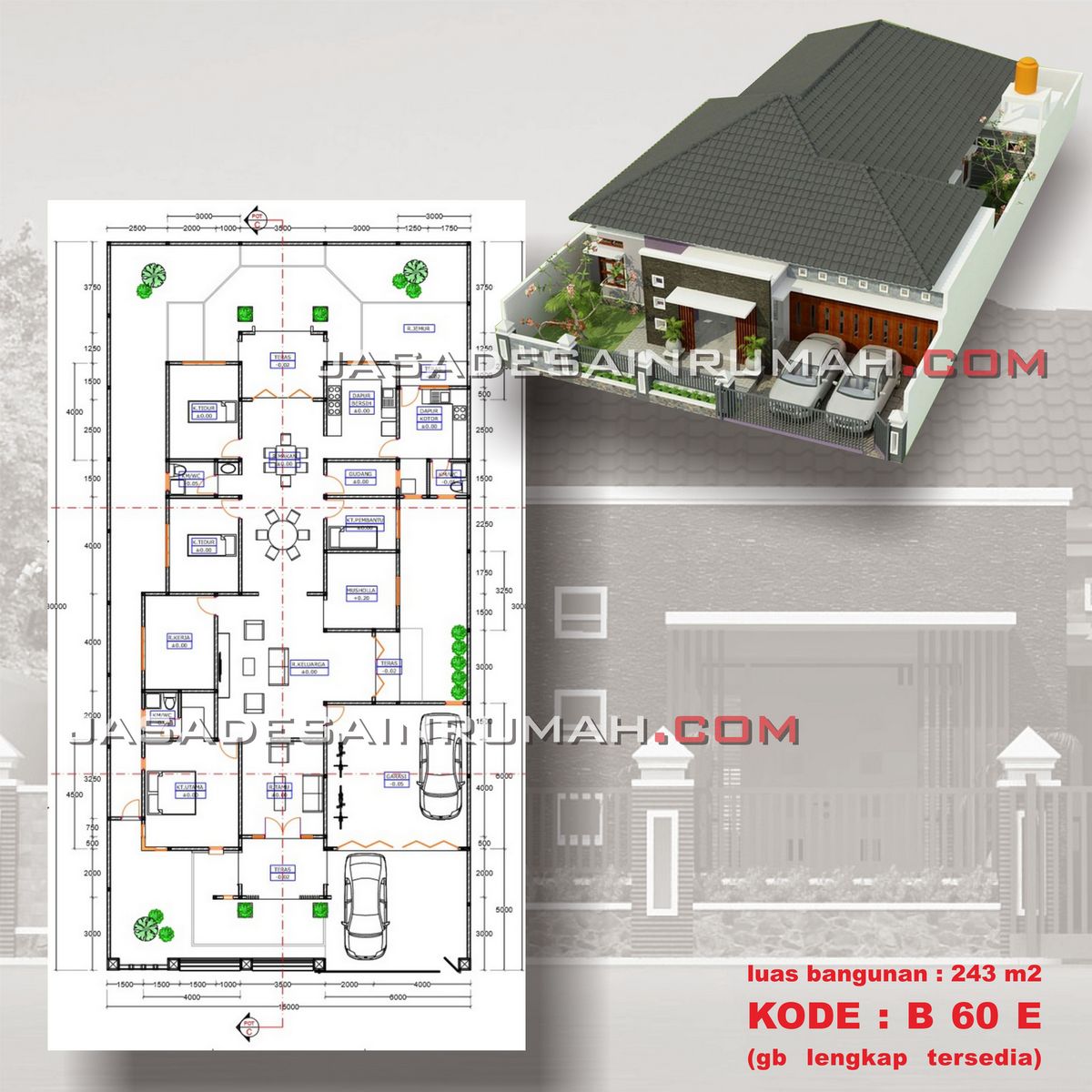 Detail Denah Rumah Besar Nomer 25