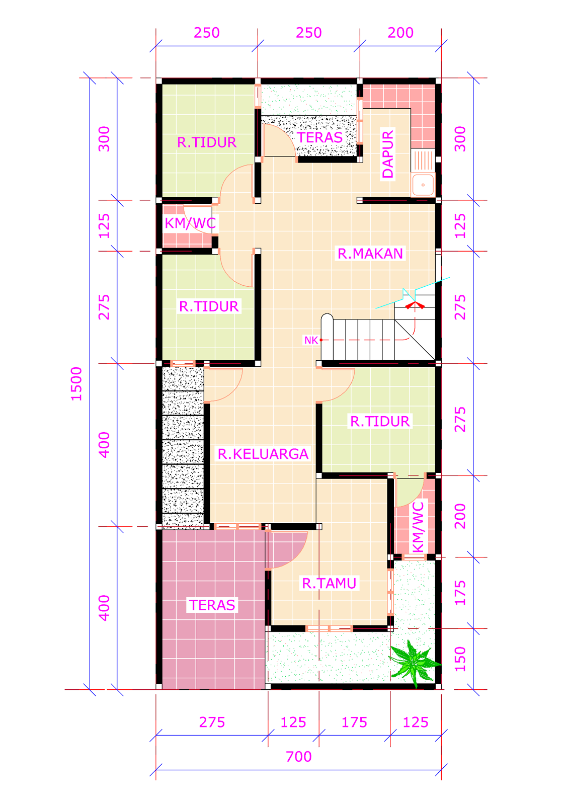 Detail Denah Rumah Besar Nomer 39