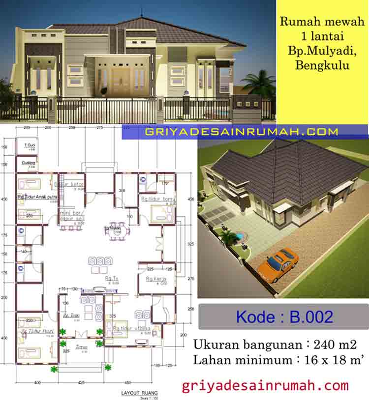 Detail Denah Rumah Besar Nomer 9