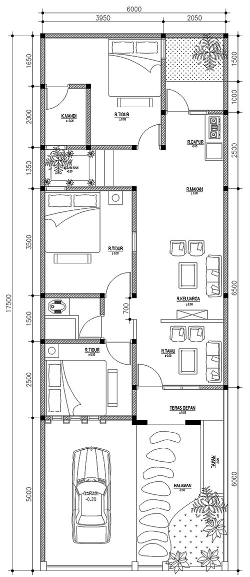 Detail Denah Rumah Dan Ukurannya Nomer 17