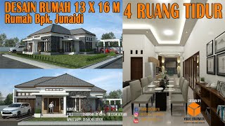 Detail Denah Rumah Hook 1 Lantai Nomer 15