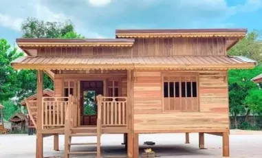 Detail Denah Rumah Kayu 2 Kamar Nomer 25