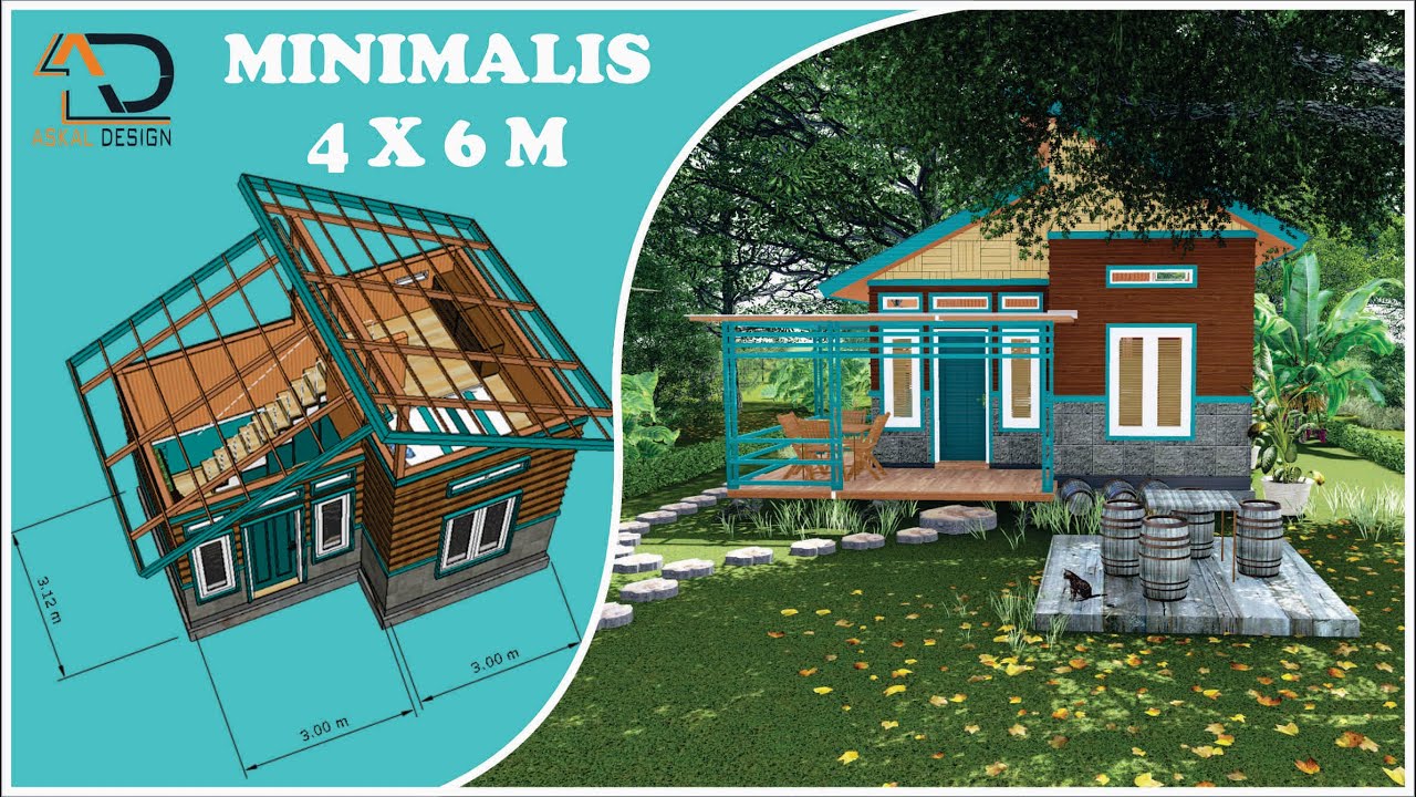 Detail Denah Rumah Kayu Minimalis Nomer 33