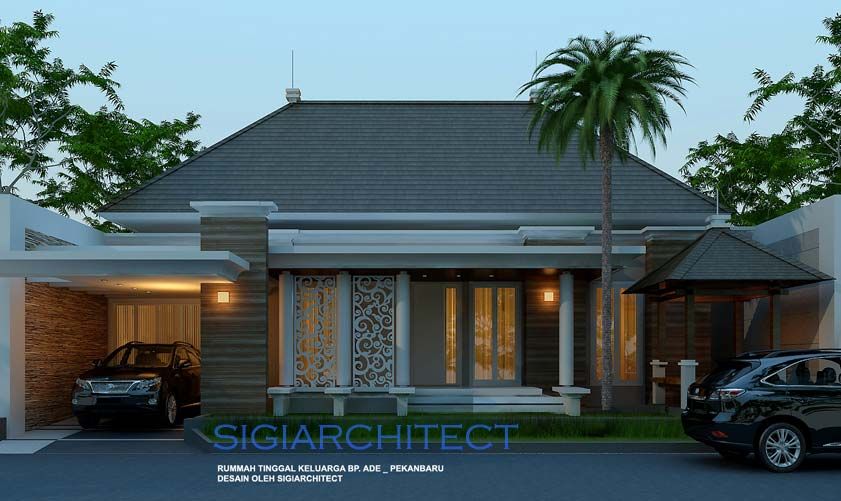 Detail Denah Rumah Klasik 1 Lantai Nomer 14