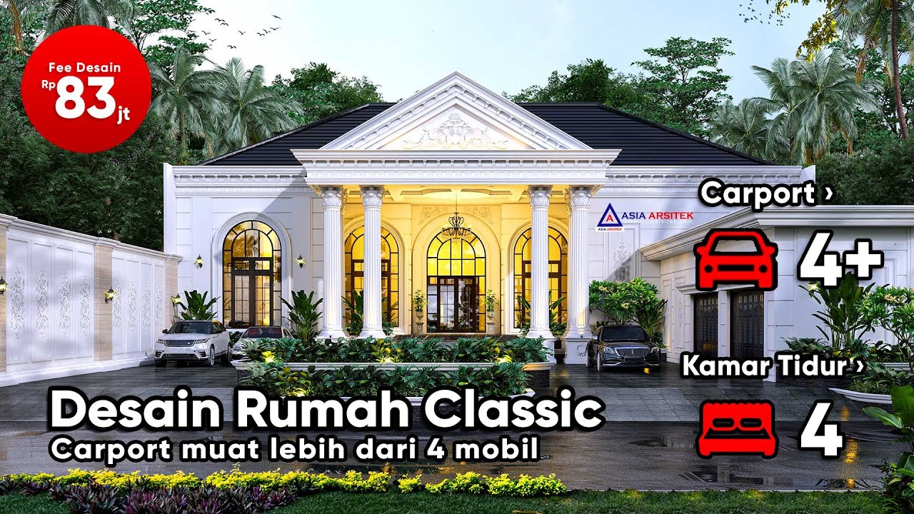 Detail Denah Rumah Klasik 1 Lantai Nomer 18