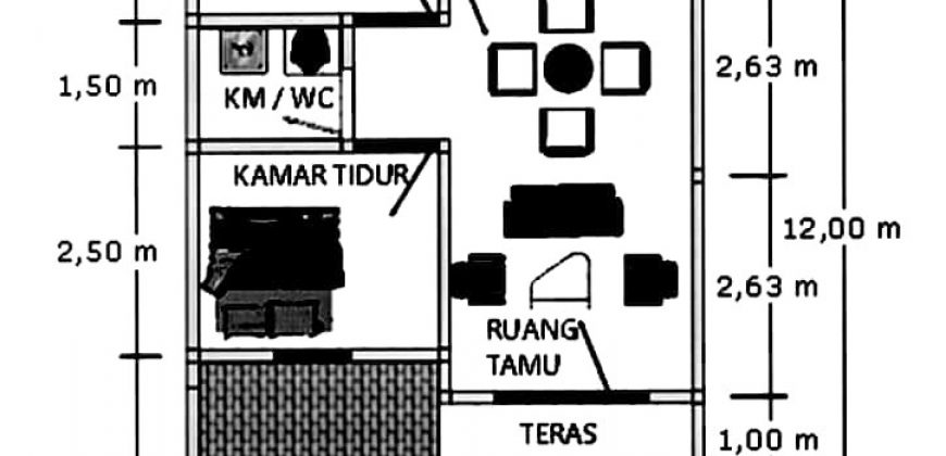 Detail Denah Rumah Kpr Nomer 47