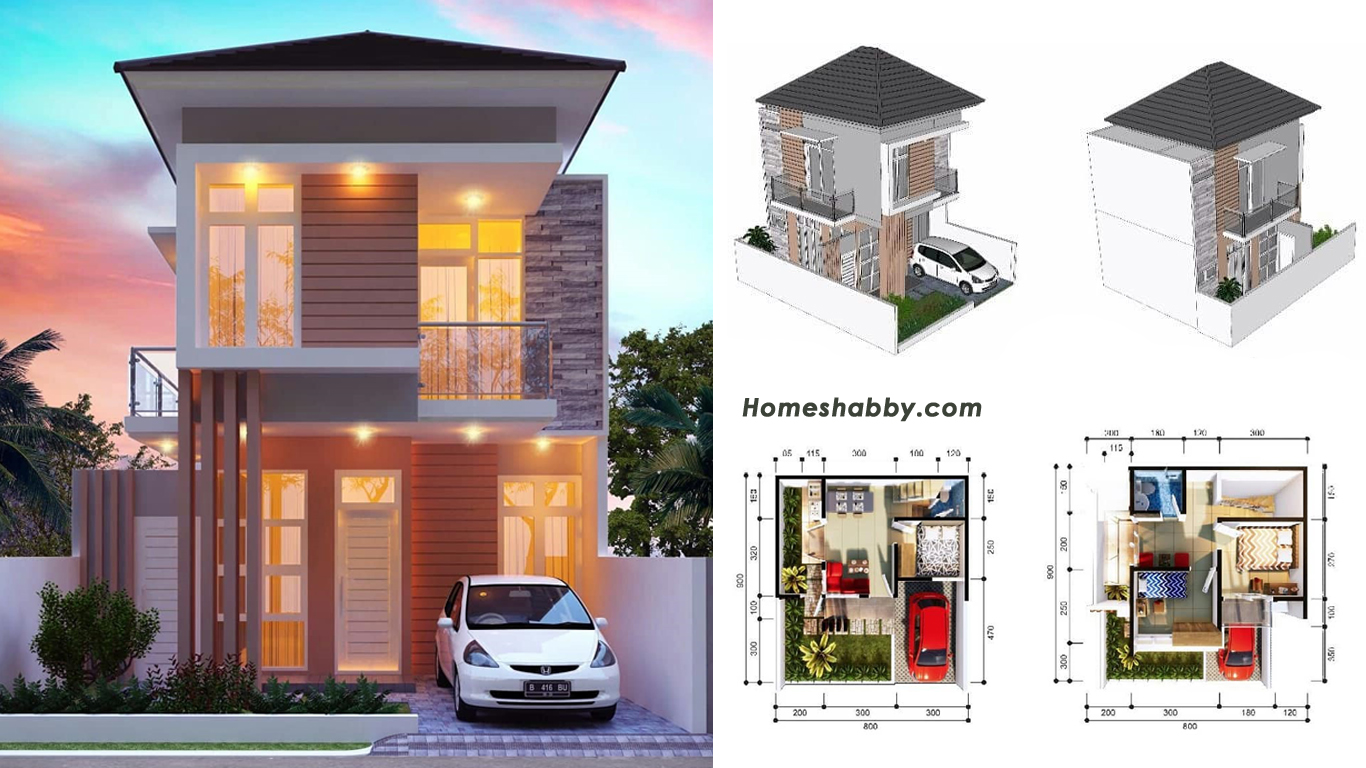 Detail Denah Rumah Lantai 2 Minimalis Nomer 28