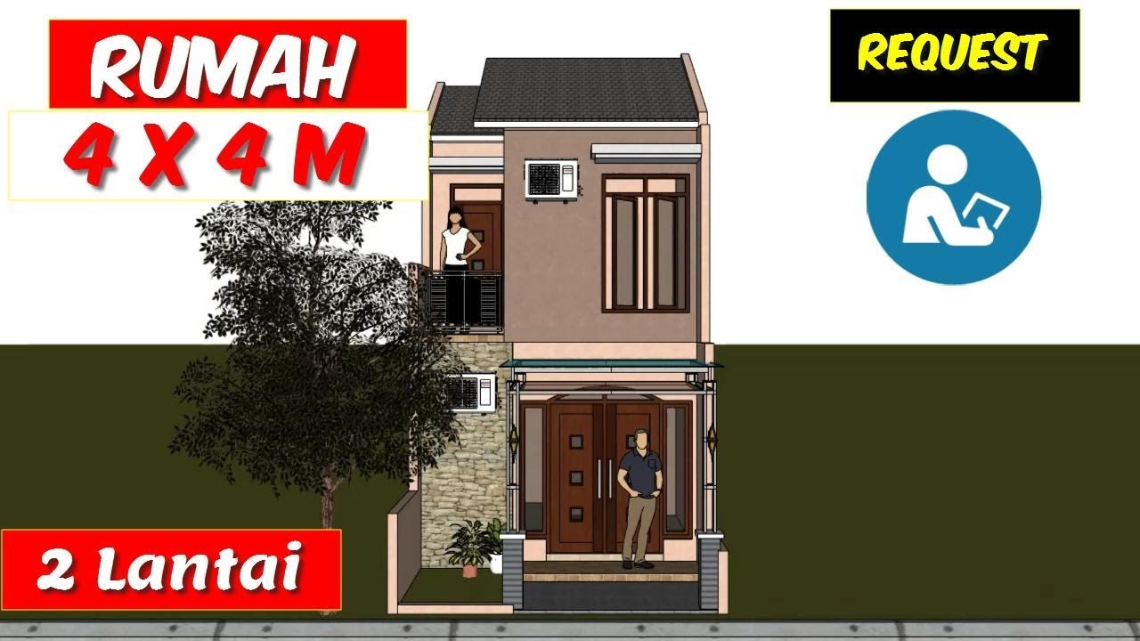 Detail Denah Rumah Lantai 2 Minimalis Nomer 41