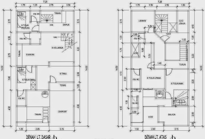 Detail Denah Rumah Mewah 2 Lantai Nomer 45