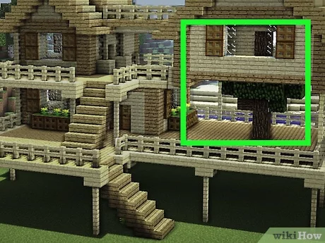 Detail Denah Rumah Minecraft Nomer 23