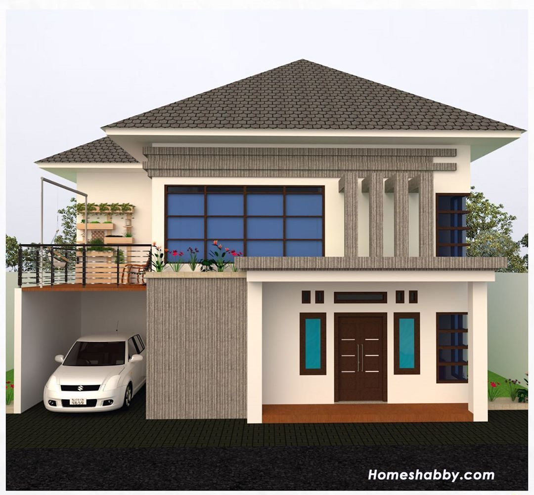 Detail Denah Rumah Minimalis 13x10 Nomer 38