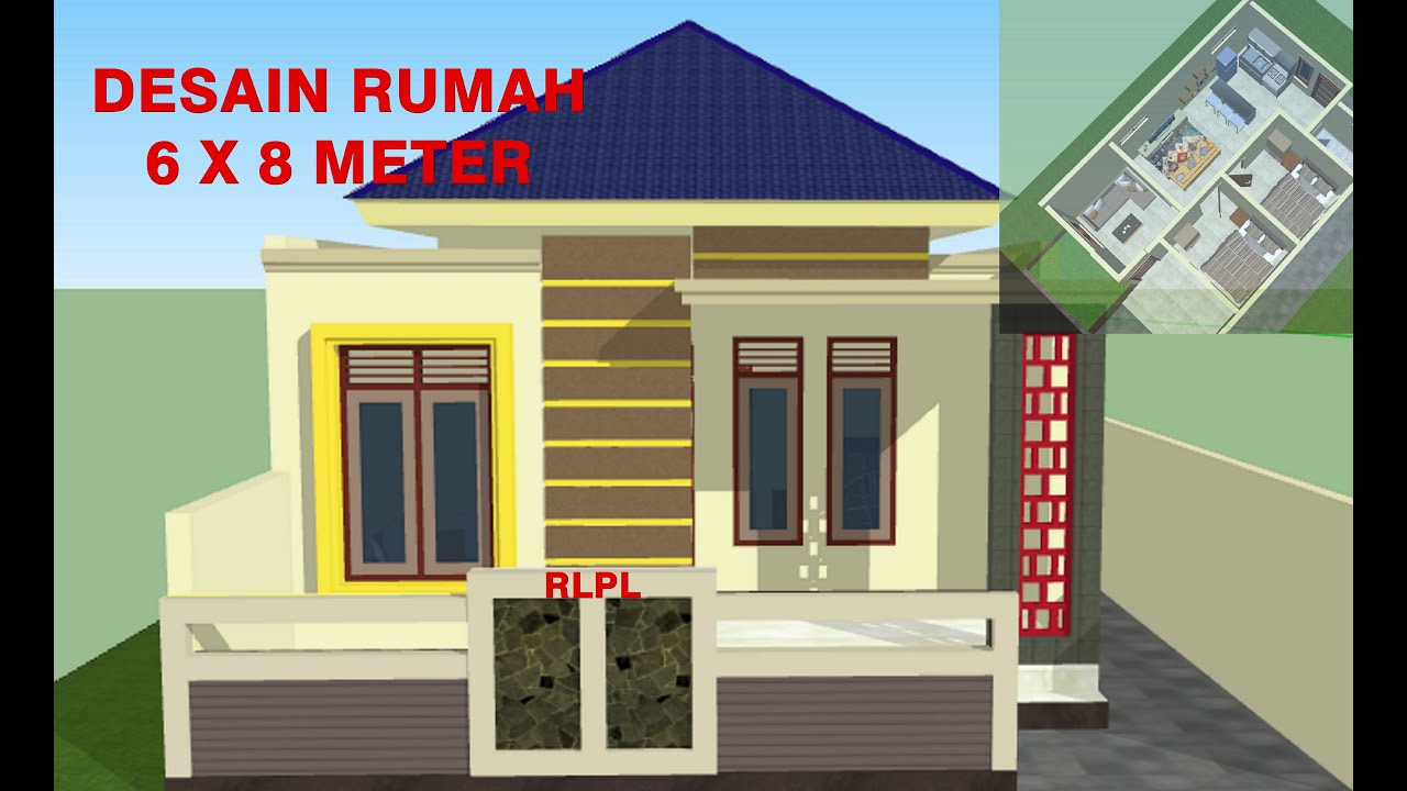 Detail Denah Rumah Minimalis 2 Kamar Gambar Manual Nomer 31