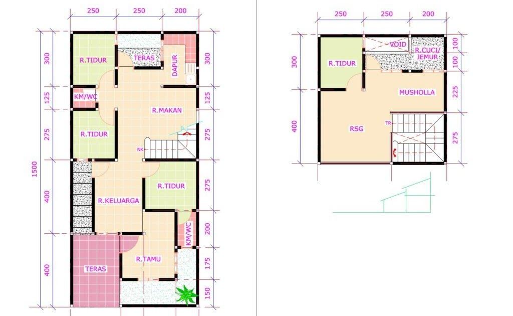 Detail Denah Rumah Minimalis Dengan Garasi Nomer 22