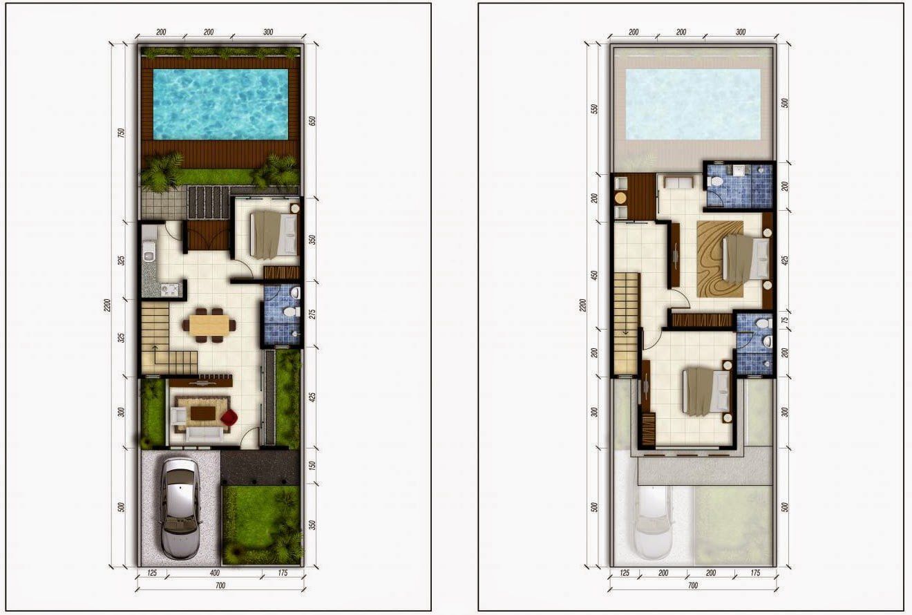 Detail Denah Rumah Minimalis Dengan Kolam Renang Nomer 40