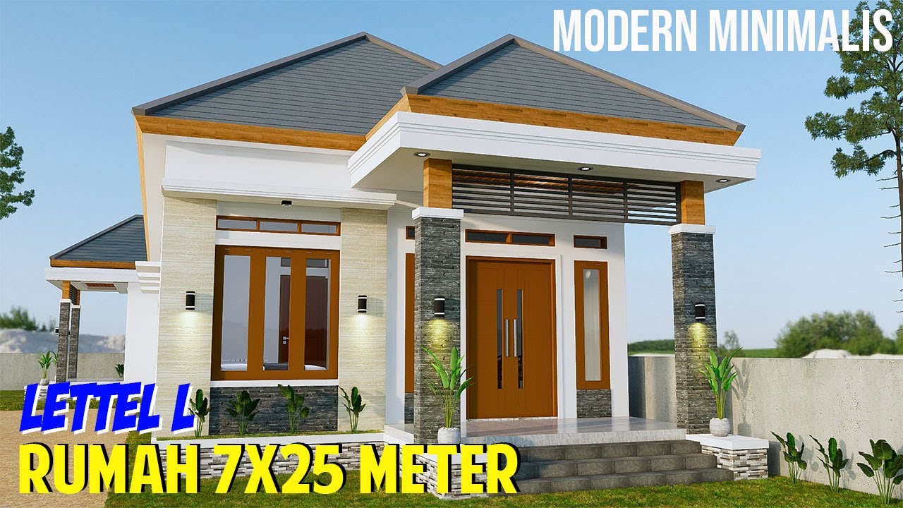 Detail Denah Rumah Minimalis Modern 1 Lantai Nomer 39