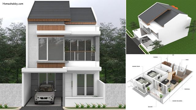 Detail Denah Rumah Minimalis Tingkat 2 Nomer 52