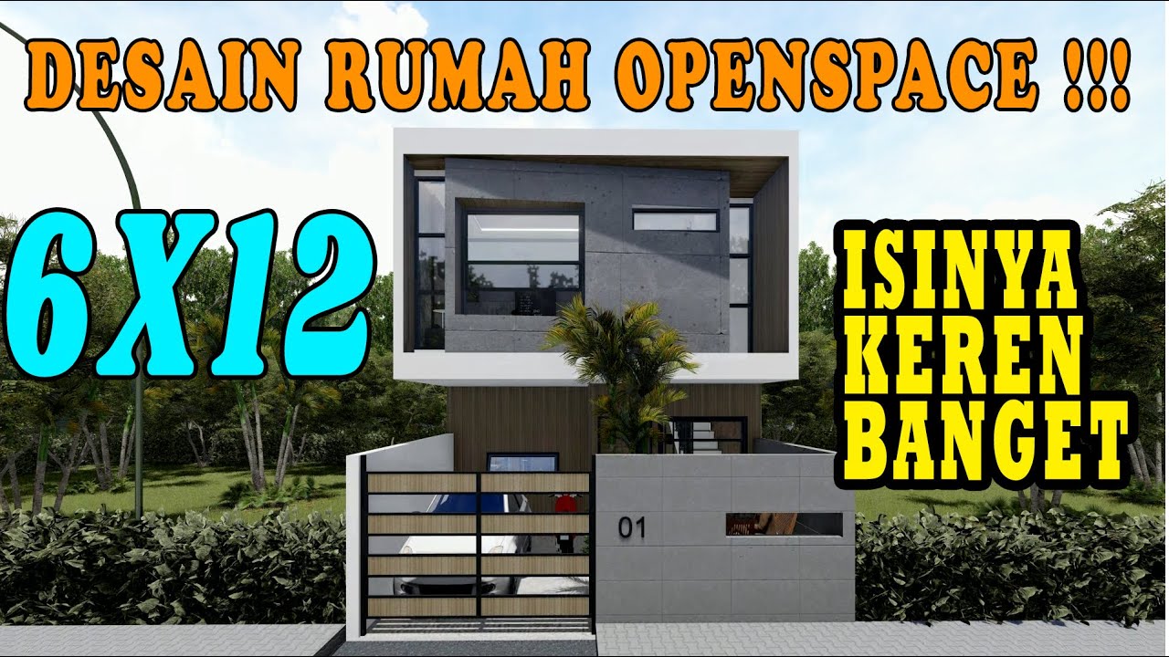 Detail Denah Rumah Open Space Nomer 27