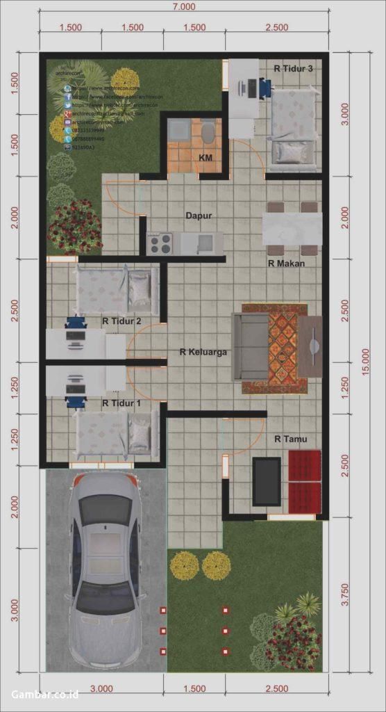 Detail Denah Rumah Perumahan Nomer 6