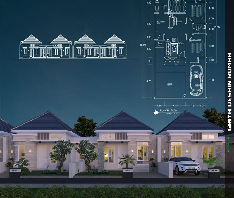 Detail Denah Rumah Perumahan Nomer 55