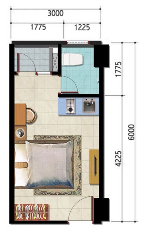 Detail Denah Rumah Perumnas Nomer 53