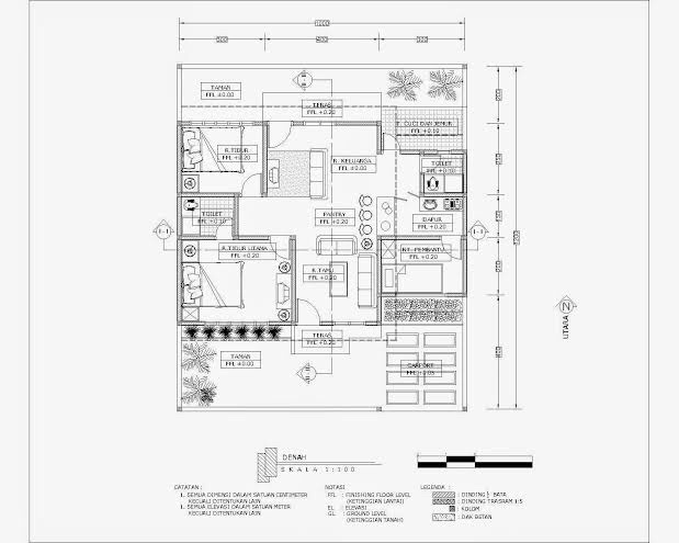 Detail Denah Rumah Sakit Gambar Kerja Nomer 20