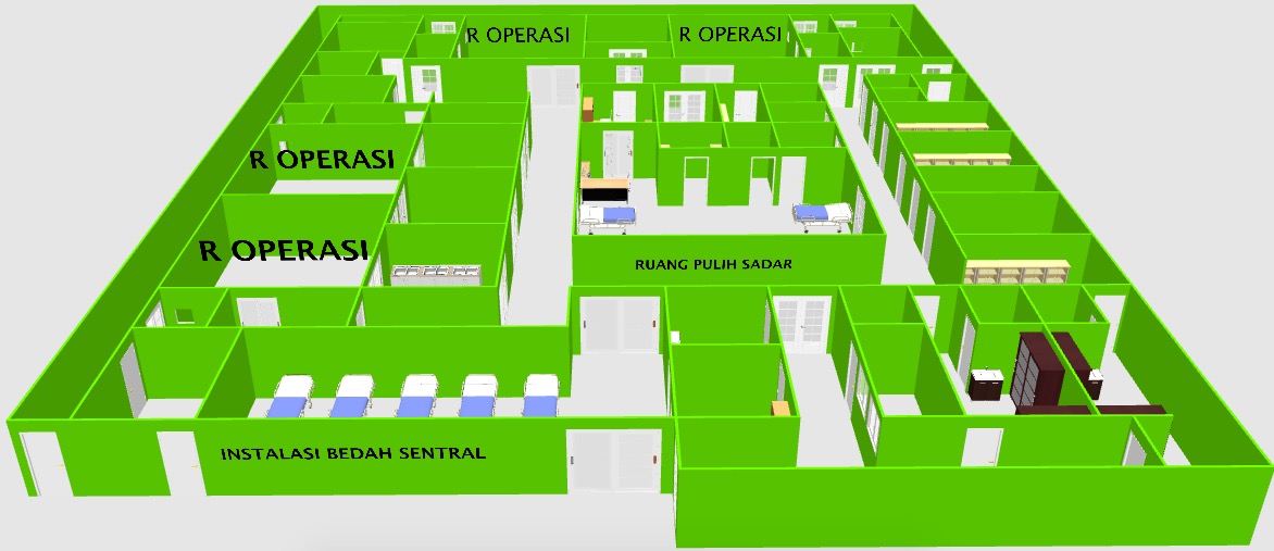 Detail Denah Rumah Sakit Tipe C Nomer 18