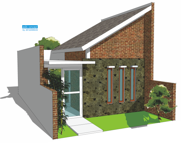 Detail Denah Rumah Sangat Sederhana Minimalis Nomer 41