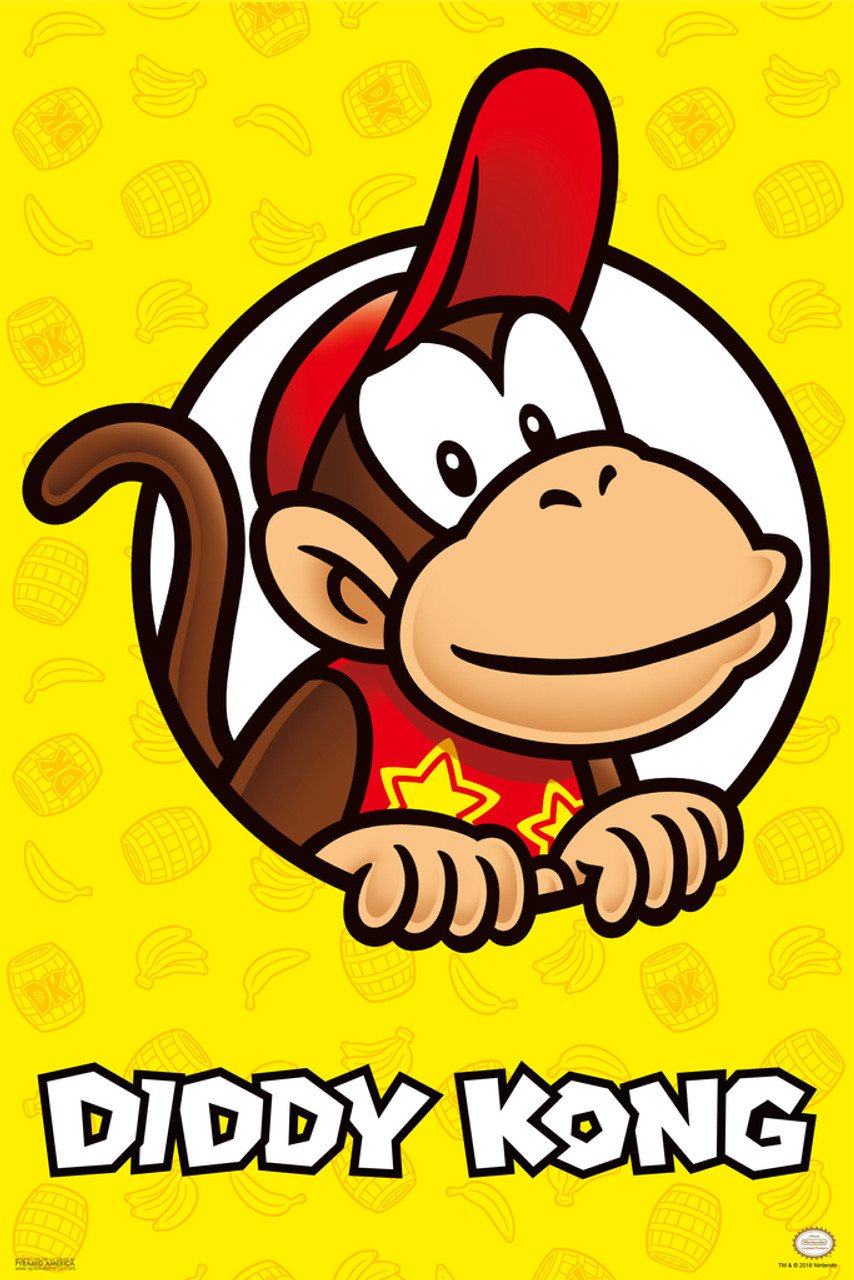 Detail Diddy Kong Art Nomer 20