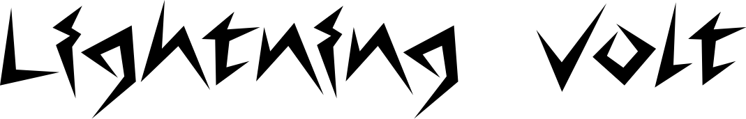 Detail Lightning Font Nomer 2