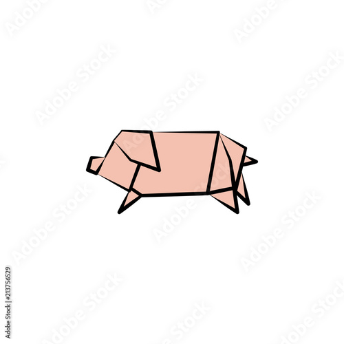 Detail Origami Schwein Nomer 5