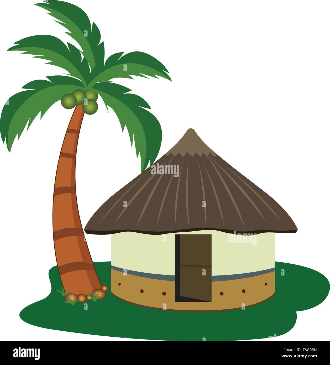 Detail Palm Frond Hut Nomer 4
