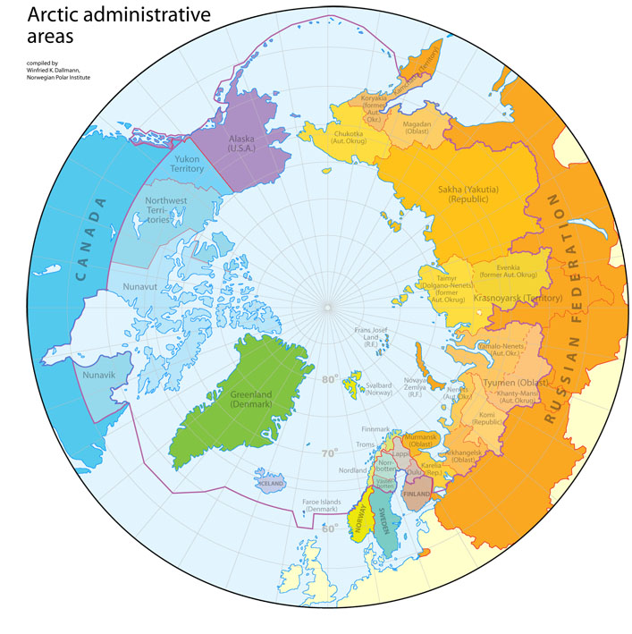 Polarkreis Karte - KibrisPDR