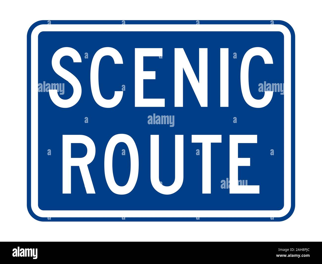 Detail Scenic Route Sign Nomer 18