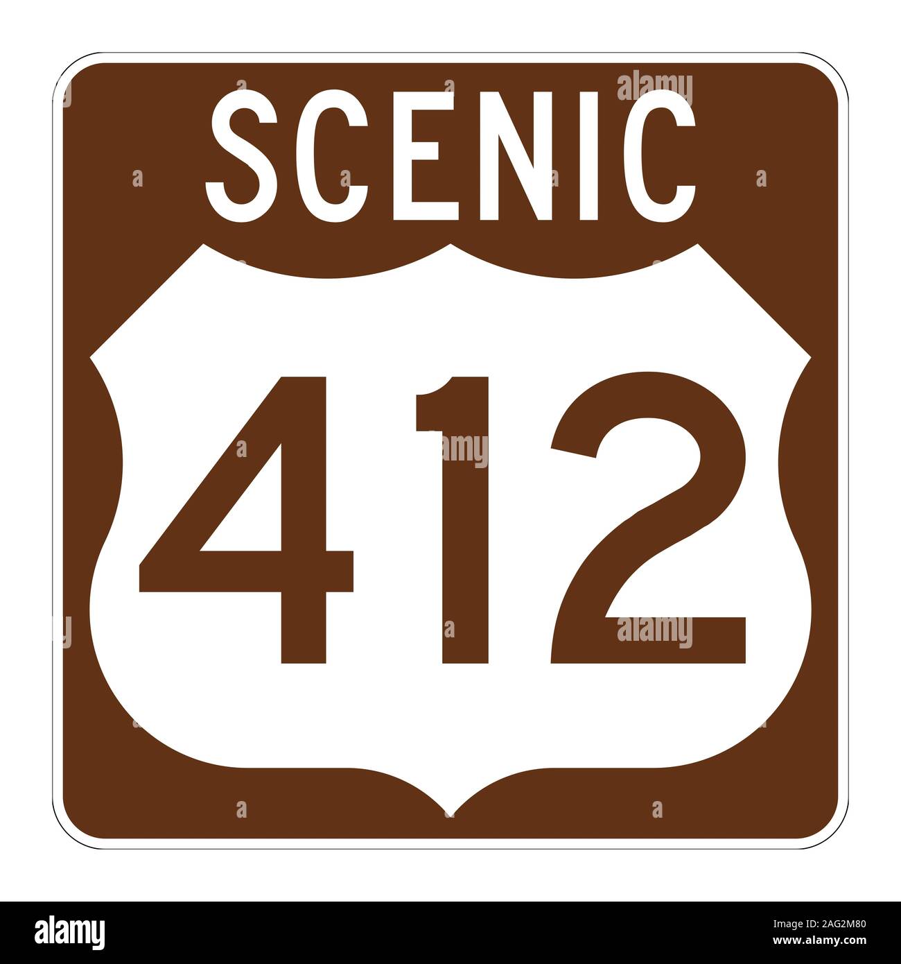 Detail Scenic Route Sign Nomer 6