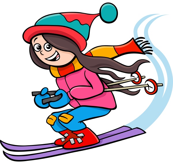 Detail Skifahrer Lustig Cartoon Nomer 13
