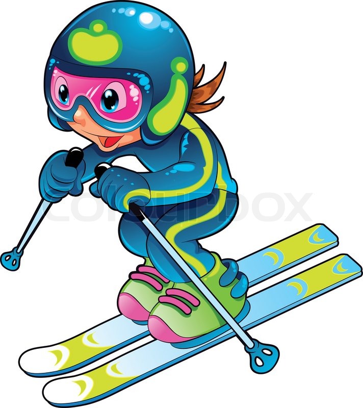 Detail Skifahrer Lustig Cartoon Nomer 15