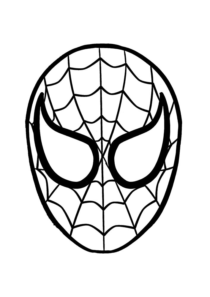 Detail Spiderman Maske Ausdrucken Nomer 10