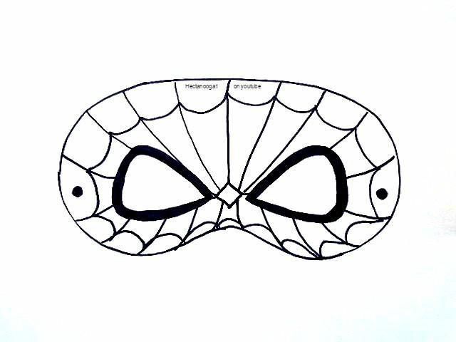 Detail Spiderman Maske Ausdrucken Nomer 19