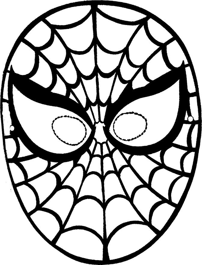 Detail Spiderman Maske Ausdrucken Nomer 24