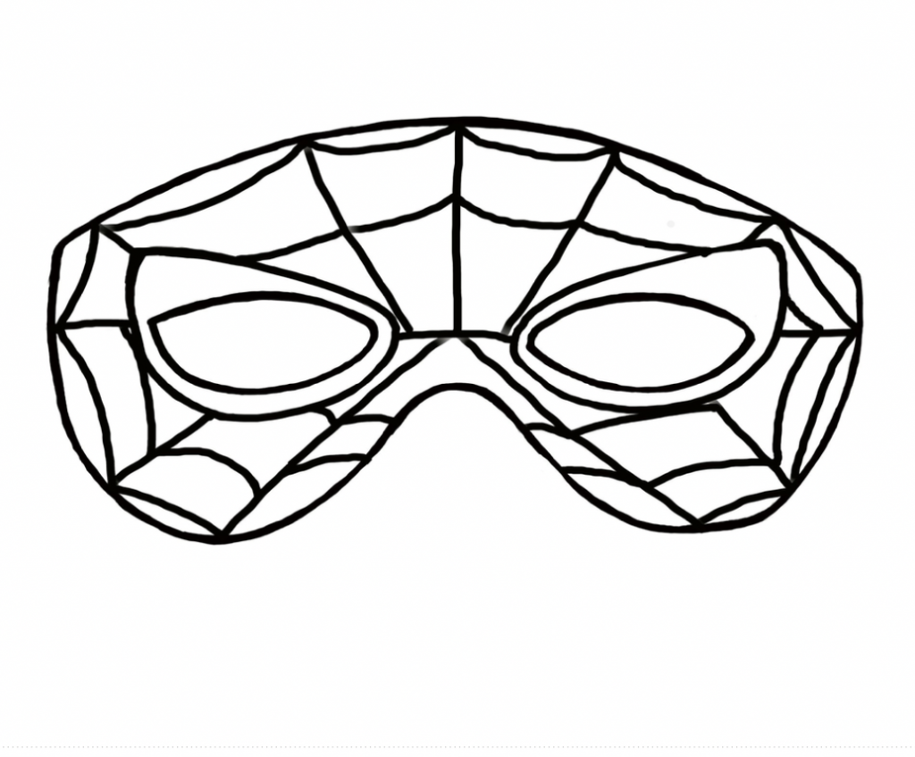 Detail Spiderman Maske Ausdrucken Nomer 7