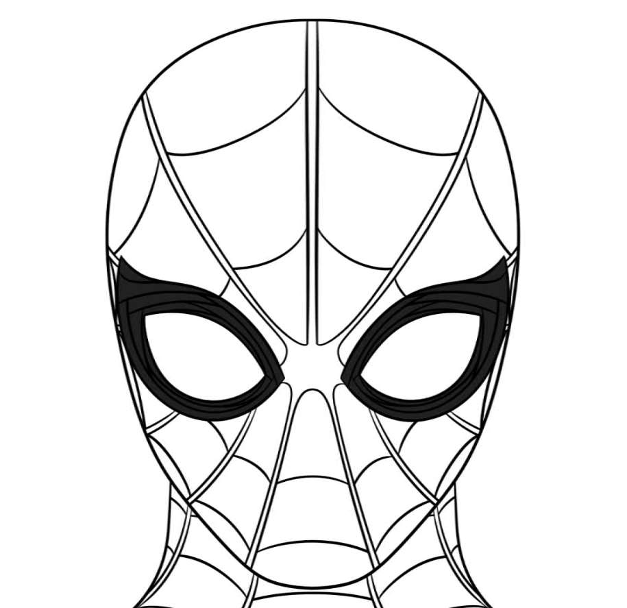 Detail Spiderman Maske Ausdrucken Nomer 9