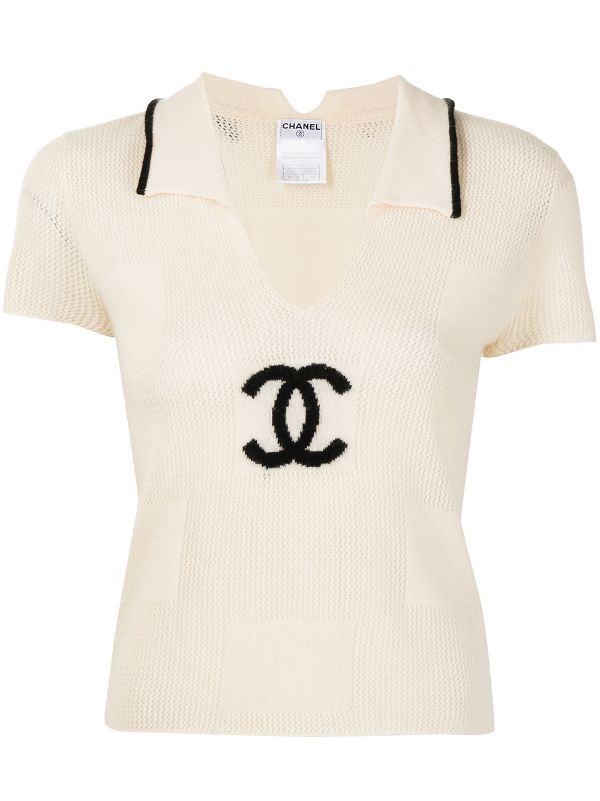 Detail T Shirt Logo Chanel Nomer 16
