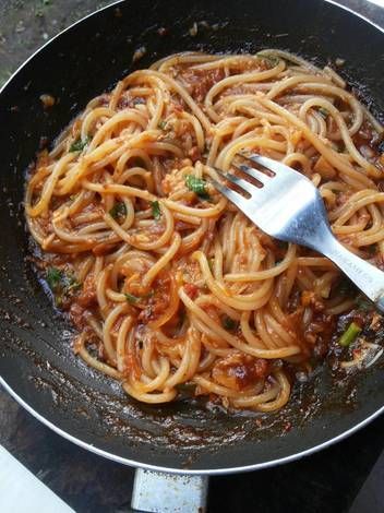 Detail Gambar Spaghetti Rumahan Nomer 20