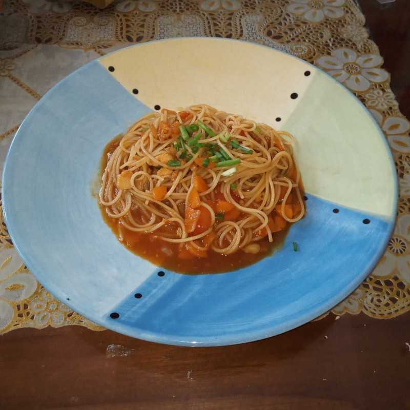 Detail Gambar Spaghetti Rumahan Nomer 4