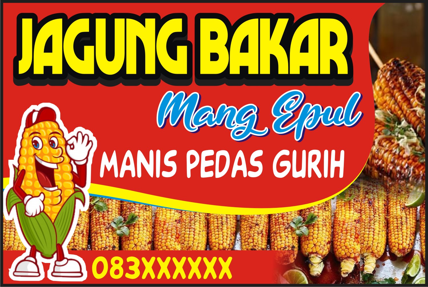 Gambar Spanduk Jagung Bakar - KibrisPDR