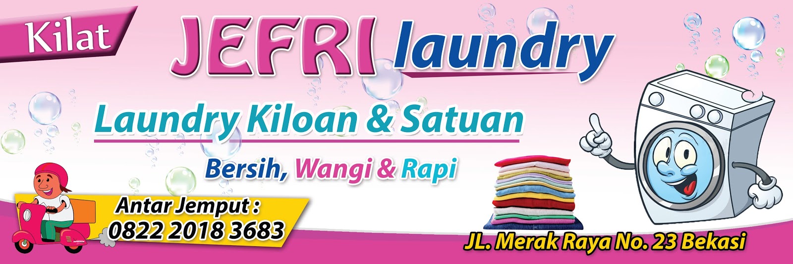 Detail Gambar Spanduk Laundry Nomer 11